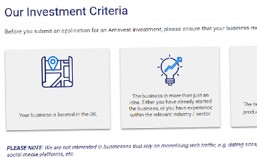 Investment Criteria