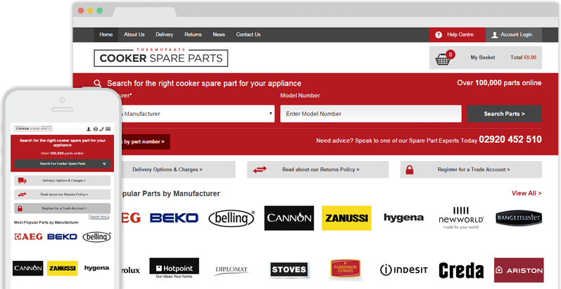 Cooker Spare Parts Project